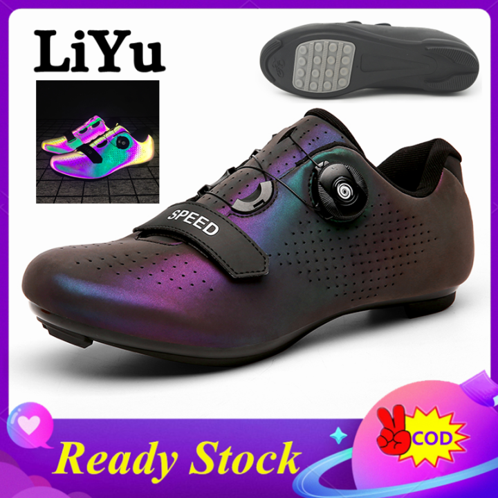 (Bán Chạy) LiYu Giày Đạp Xe Không Khóa Mới Giày Đạp Xe Dạ Quang Giày ...