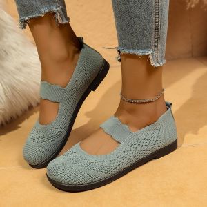 AriaPion丨รองเท้าสลิปออนลำลองสำหรับผู้หญิงใส่สบายเนื้อผ้าระบายอากาศได้ดีสวมใส่ทุกวัน