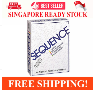 SEQUENCE GAME WITH FOLDING BOARD CARDS AND CHIPS KIDS AND ADULTS FAMILY PARTY GAMES