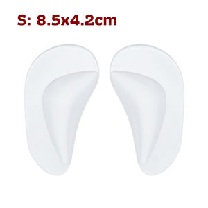 AUK Baby Kids Gel Orthotic Orthopedic Insoles Flatfoot Corrector Arch Support Orthotic Pads Baby Toddler Insole