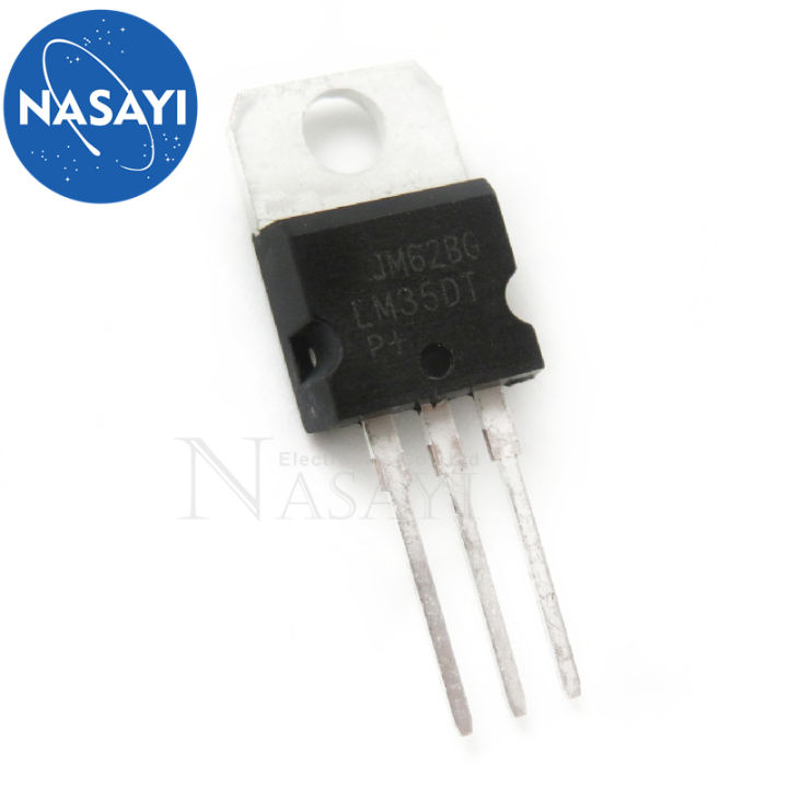2 Pezzi Sensore Di Temperatura LM35DT TO220 - LM35 TO-220 LM35D, Circuito Integrato Preciso