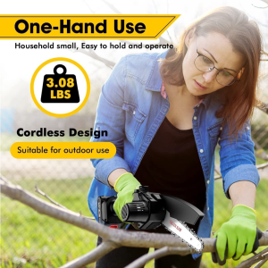 Makita Cordless Electric Chain Saw 36v 48v 68v 88v 108v 128v 168v Mini 6 Inch Woodworking Handheld Pruning Chainsaw Garden Portable Cutting Tool Set