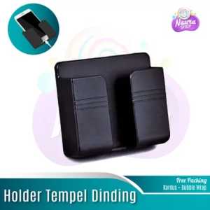 Holder Tempel Dinding Tempat Penyimpanan Remot TV Cas HP Remot AC