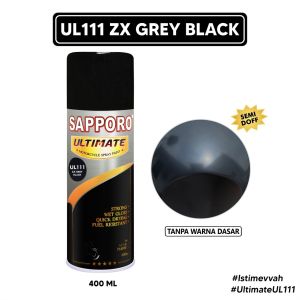 Sapporo Ultimate UL111 ZX Grey Black: Cat Spray Semprot Terbaik