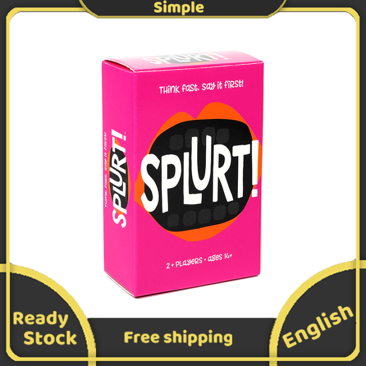 SPLURT Card Game Deeper Relationship Game for 2 People Card Game ...