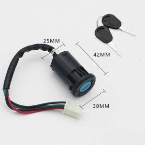 50CC-250CC ATV Motorcycle Ignition Key Switch Male/ Female Plug Motorcycle Ignition Switch Device