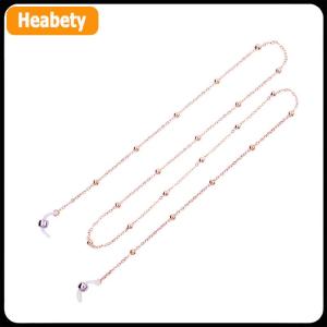 【2-3 ngày giao hàng】 Dây đeo mắt kính màu vàng cho nữ mới Dây đeo mắt kính đọc sách đính cườm