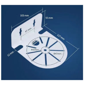 1 PCS Wall Mounted Camera Bracket Half Spherical Drilling Installation Universal Camera Bracket Wire Winding Design