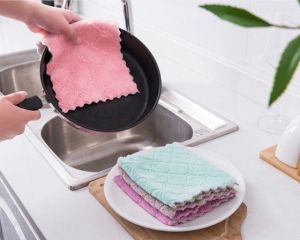 ผ้าเช็ดโต๊ะ ผ้าเช็ดจาน ผ้าเช็ดมือ ผ้าขี้ริ้ว ผ้าในครัว ผ้าเนื้อดี ผ้าซับน้ำดีซักออกง่าย ผ้าเช็ดอเนกประสงค์