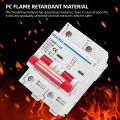 2P DC 600V AC 400V Solar Mini Circuit Breaker Battery Switch 125A 100A DC MCB for Photovoltaic PV System AC MCB. 