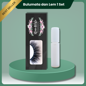 Bulumata Palsu Double Layer Premium Look dan Lem 1 Set | TP 05
