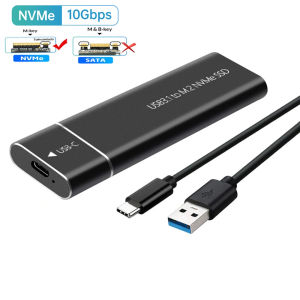 Ready stock M.2 SSD Enclosure NVMe USB3.1 External Storage HDD Case 10Gbps PCIe SSD Box Type-C Interface NVME Protocol