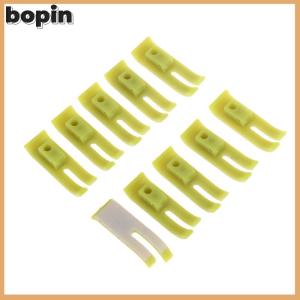 Bopin 10ชิ้นเครื่องกด MT-18แบบเท้าล็อคสติตจักรเย็บผ้าแผ่นกดฐานป้องกันการสึกหรอพิเศษ