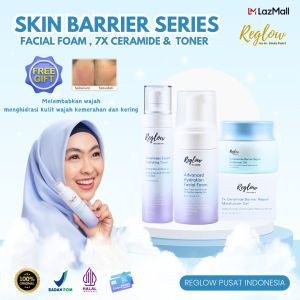 Reglow Skin Barrier Series 7X Ceramide Barrier Repair Moisturizer Gel Skincare Jerawat Bruntusan Pencerah Wajah Menenangkan Kulit Sensitif Memperbaiki Tekstur Wajah Menghaluskan Kulit Wajah Re Glow Dr Shindy Putri
