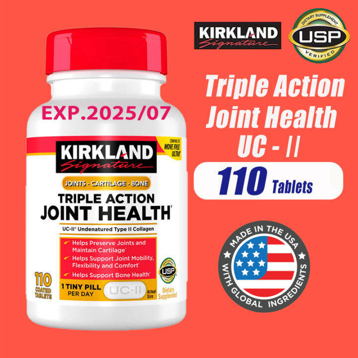 Kirkland Signature Triple Action Joint Health, 110 Coated Tablets