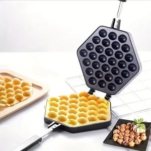 Pan Baking Utensils Non-stick Household Egg Waffle Mold Egg Waffle Premix Frying Tools Baking Egg Waffle Mold