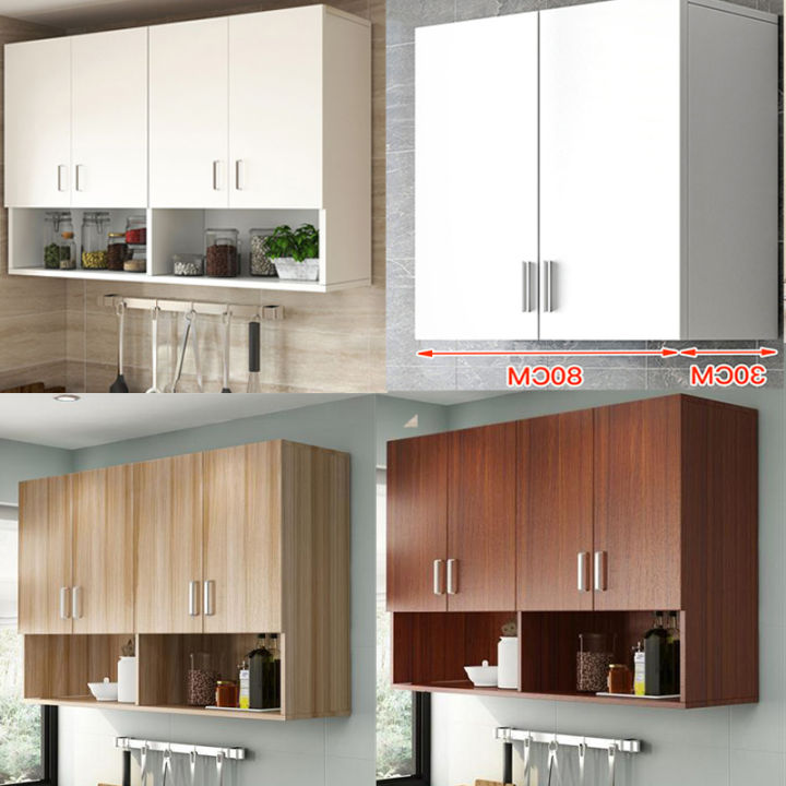 Hanging Cabinet Kitchen Cabinet Wooden Wall Mount Cupboard Organizer ...