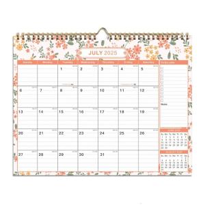 Calendar 2025-2026 Simple Weekly Planner 18 Monthly Wall Calendar Hanging Calendar for Students Teacher