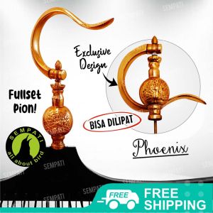 SEMPATI Gantungan Sangkar Burung Lipat Fullset Pion Full Gold Emas Phoenix Gantungan Cantolan Kandang Lovebird Murai Kotak Pleci Branjangan Anis Perkutut Dll PNIXSET