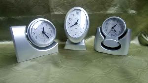 Jam weker Original Jam Alaram sweep spesial silver harga murah Japan movment