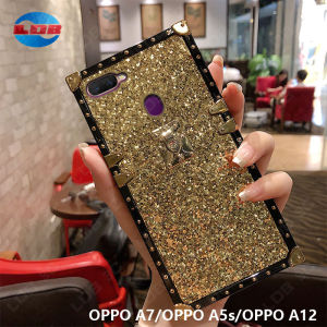 For OPPO A7 / OPPO A5s / OPPO A12 Casing Luxury Bling Sequins Soft TPU Cover Chic Square For OPPO A7 / A5s / A12 Phone Case