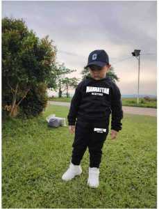 JONAS (MANHATTAN) HOODIE/JOGGER KIDS TERNO (WITH SIZES FROM 1 TO 8 Y.O) BY:JLC
