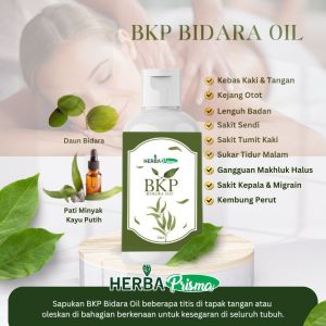 Minyak Bidara Kayu Putih Oil Massage Herba Prisma Sakit Sendi Saraf Gout Stroke Gangguan Halus