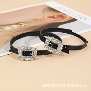 [Free Shipping] High-heeled shoe strap to prevent slipping suitable for flats and non-heeled shoes no installation required womens diamond-embellished fixed strap