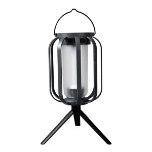 UMBRAULI With Tripod Solar Lanterns Solar Powered UBS Charging Solar Camping Light Decorative Lantern Durable Outdoor Hanging Lights For Porch Patio Yard