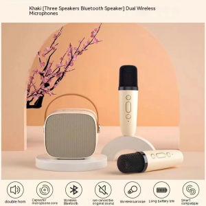 【SG Stock】Karaoke Microphone-Wireless Karaoke Speaker With Karaoke Bluetooth Microphone Home Ktv Karaoke Machine Portable Mini-Portable Karaoke