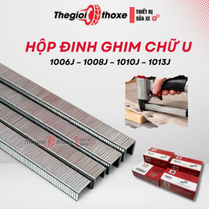 Hộp đinh ghim chữ U - 1006J - Dùng cho súng bắn ghim yên | Thế Giới Thợ Xe