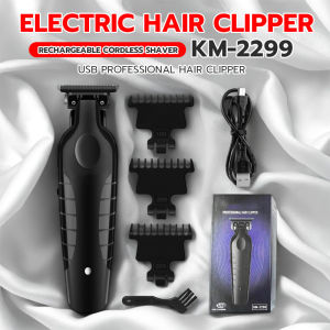 [Original 24 hours delivery] Rechargeable Cordless Hair Trimmer USB Professional Barber Machine Blades Men Electric Hair Clipper