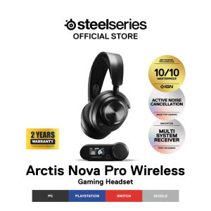 SteelSeries Arctis Nova Pro Wireless Gaming Headset ANC 2.4GHz and Bluetooth Spatial Surround (Black) 61520