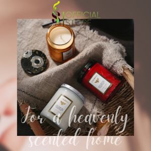 Nến Thơm Tinh Dầu LUXURIOUS COLLECTION - Hủ Pha Lê Vân Nổi Sang Trọng