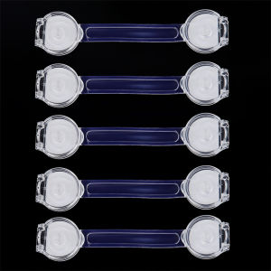 1/5 Pcs Multipurpose Portable Transparent Child Safety Lock Baby Drawer Lock Child Anti-opening Cabinet Door Refrigerator Lock Buckle / Baby Anti-pinch Security Buckle Lock