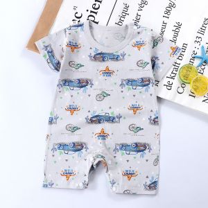 Cartoon Cotton Baby Romper Baby Onesies JJ short romper Baby clothes 66cm