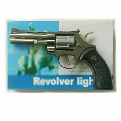 ไฟแช็ค ปืน มี 6 รุ่น ได้แก่ รุ่น 9mm ขึ้นลำได้ Revolver และ .357 แมกนั่ม สินค้าพร้อมจัดส่ง