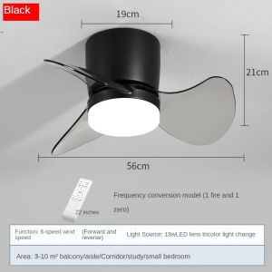 Ceiling Fan With Light Led Light With Fan Celling Fan Lamp For Living Room Light With Fan Wind-Driven Balcony Childrens Bedroom with Frequency Conversion Integrated Mini 风扇灯