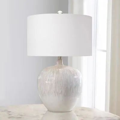 HEIKESZ simple high-end white ceramic desk lamp villa luxury designer model room living room bedroom bedside new ceramic lamp
