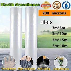 UV PLASTIC RUMAH PELINDUNG HUJAN GREENHOUSE FILM FILEM RUMAH HIJAU NET UV PLASTIC UV COVER