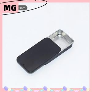 【Magical House】[New Hot Fashion] กล่องดีบุกขนาดเล็กกล่องดีบุกรูปทรงสี่เหลี่ยมผืนผ้ากล่องเก็บยาเม็ดแบบกดทำจากดีบุก