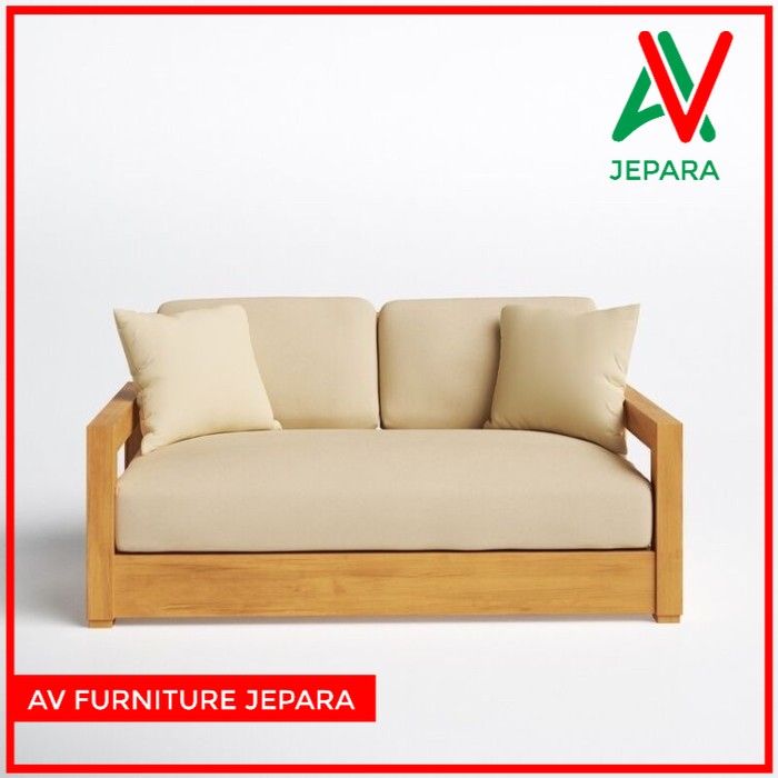 FLASH SALE Sofa bed seater garden kayu jati 130 x 70 x 75