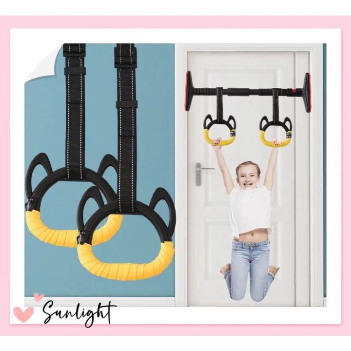 Kids Gymnastic Rings Pull up Rings for Children Exercise,Kids Workout