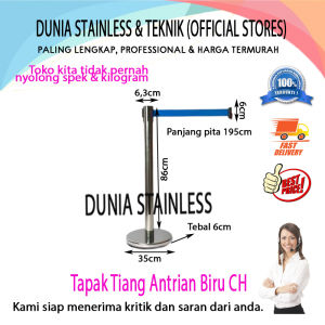 Tapak Tiang Antrian Biru CH