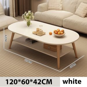 Modern Coffee Table Tea Table | LIVING ROOM | Small coffee table Apartment Wooden Coffee Tea Table Desk Round table