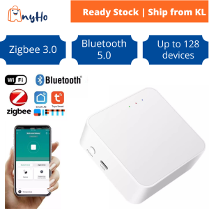 TUYA SMART WORLD Multimode ZigBee Gateway ZigBee 3.0 Bluetooth 5.0 Smart WiFi Gateway Support up to 128 Devices