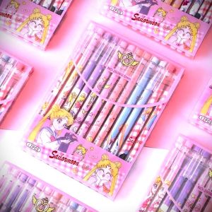 ODEMEI ! SAILORMOON Erasable Pulpen Lucu Arti nya Pena Yang Bisa Di Hapus Atau Hilangin Tinta Pada Pul Pen Hitam Eras Ble DiHapus Bolpen Mainan Permainan Lama jadul Main dulu Anak Kecil Harga murah laris Viral Warna Alat Tulis Sekolah Kantor SAILOR MOON