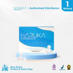 Promo Murah Paket Hemat 2 Pcs Sabun Pemutih Haruka Skincare Collagen Kojic Seputih Haruka BPOM.