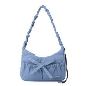 【Colorful Fox】fashion morandicolor wrinkle bag for women cute fold bag shoulder sling bag