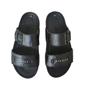 Dép Nam Quai Ngang HA NAM Da Bò Thật Cao Cấp DNA2169